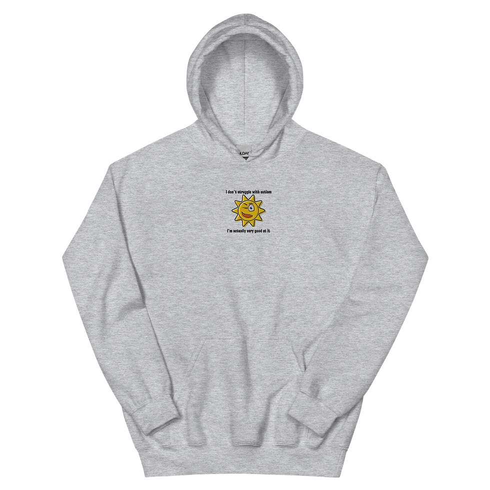 Thumbnail: I don't struggle with autism - Unisex Hoodie