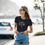 Thumbnail: Death by Design FL | FLORIDA | Classic Womens Crewneck T-shirt