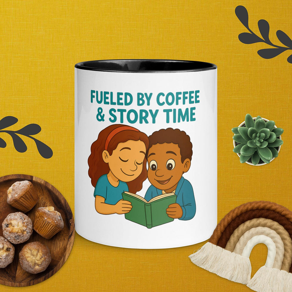 coffee cup with black interior