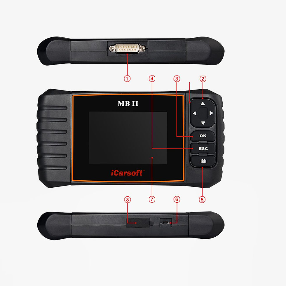 Thumbnail: iCarsoft MBII for Mercedes Benz, Reads and Clears Trouble Codes, EPB,SAS, ETC...