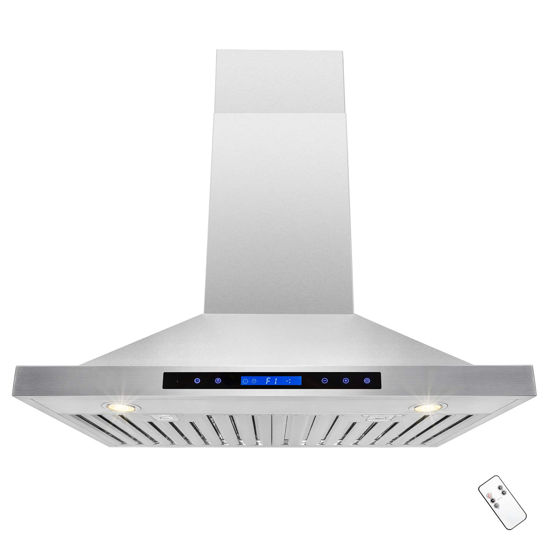 GOLDEN VANTAGE® 30" Wall Mount Stainless Steel LED Touch Control Panel Kitche...