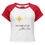 Thumbnail: White and red baseball tee with "Oh Come Let Us Adore Him" text.