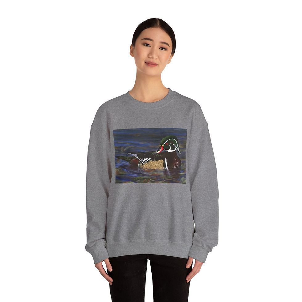 Thumbnail: Wood Duck Sweatshirt - Unisex Crewneck