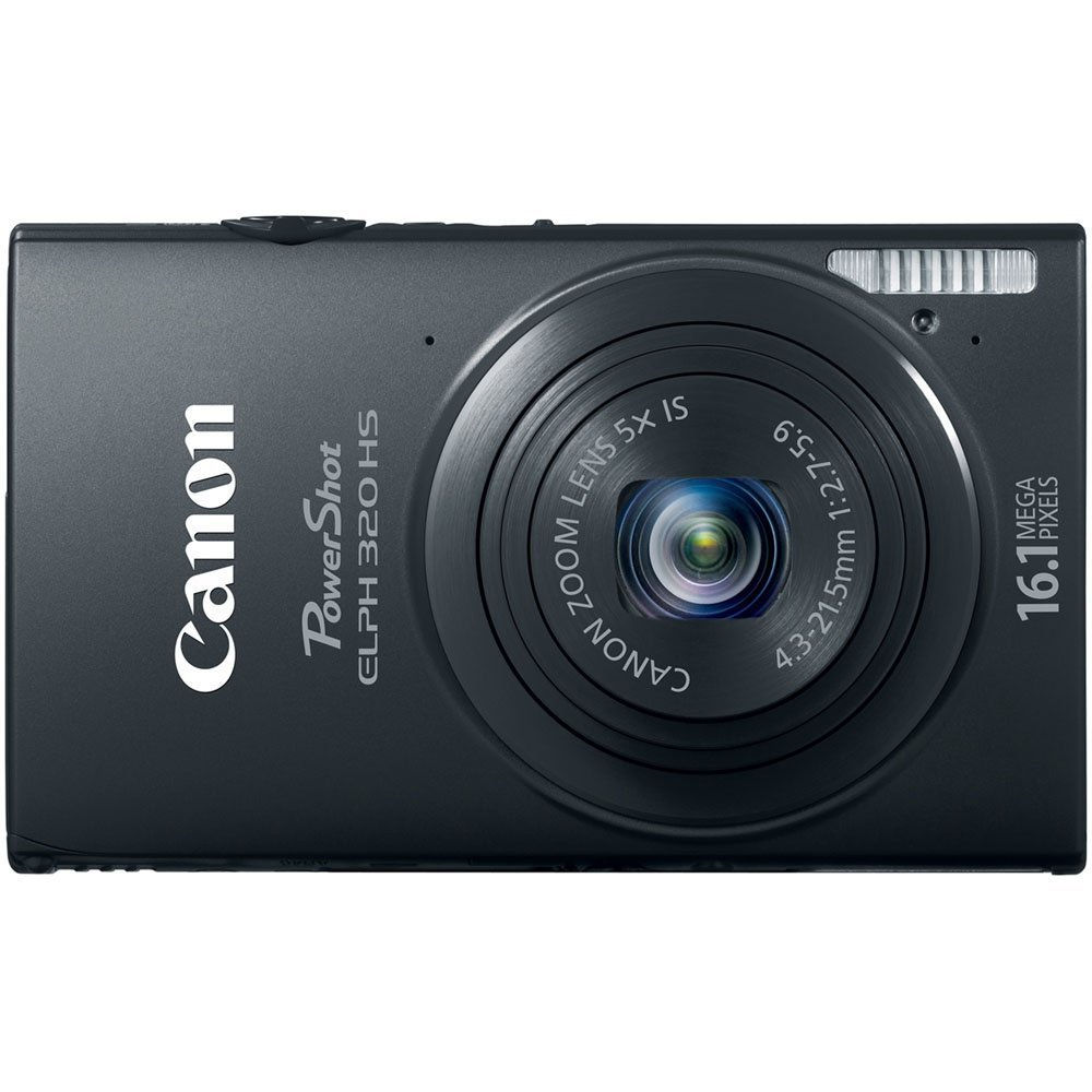 Canon ELPH 320 HS 16.1MP Digital Camera with WiFi and 5X Optical Zoom-Black 6...