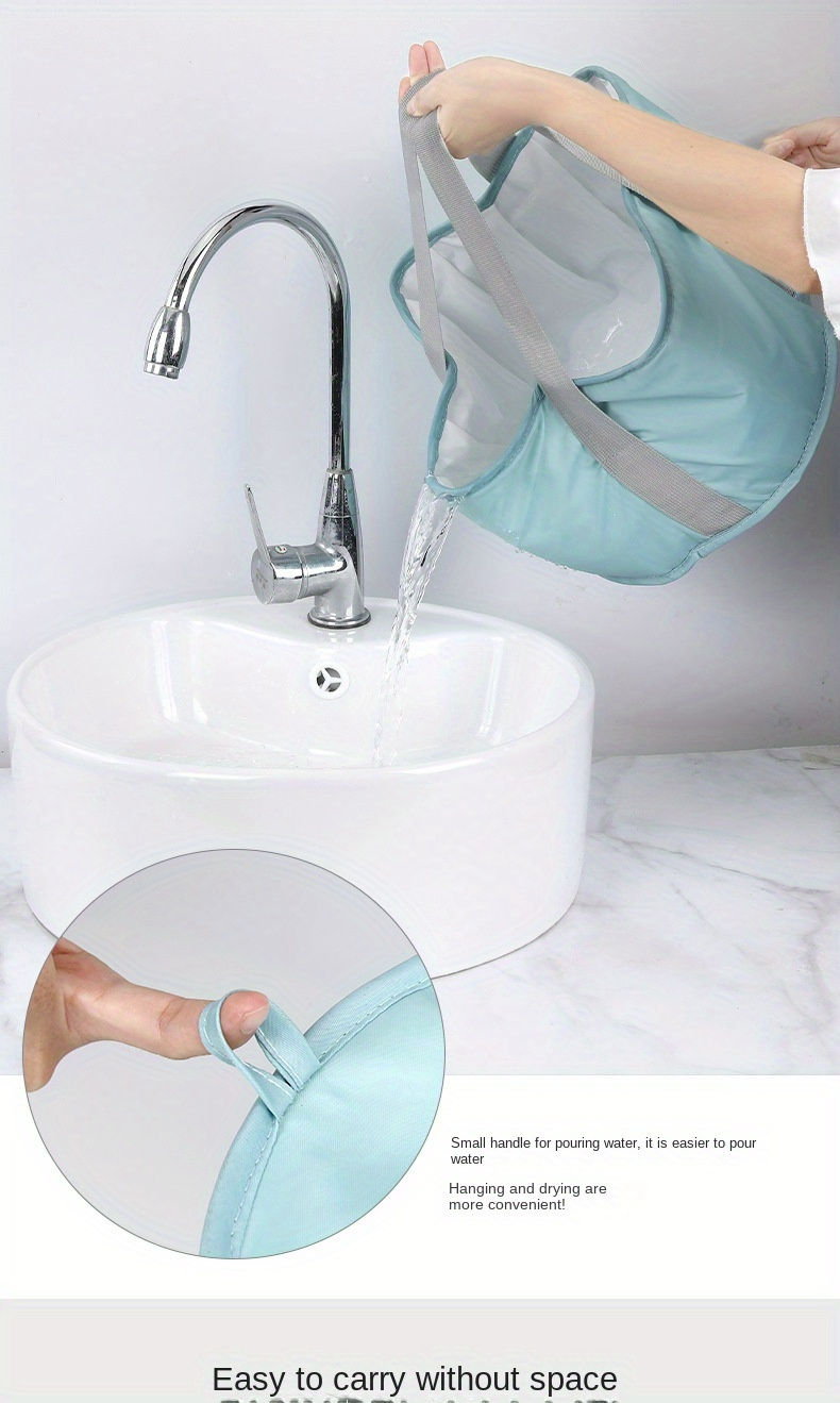 Thumbnail: Portable Foldable Foot Soak Bath Tubs with Handles - Insulated, 5-Layer Design f