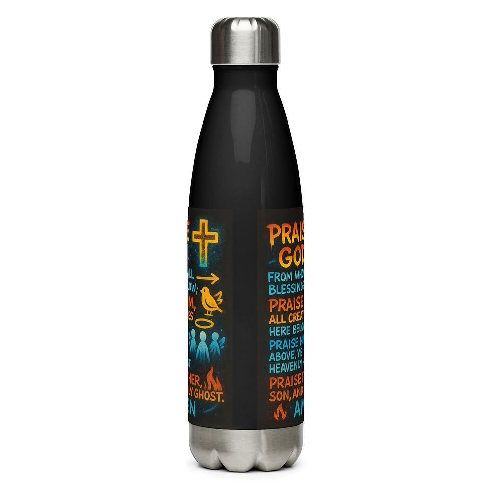 Thumbnail: Black water bottle with 