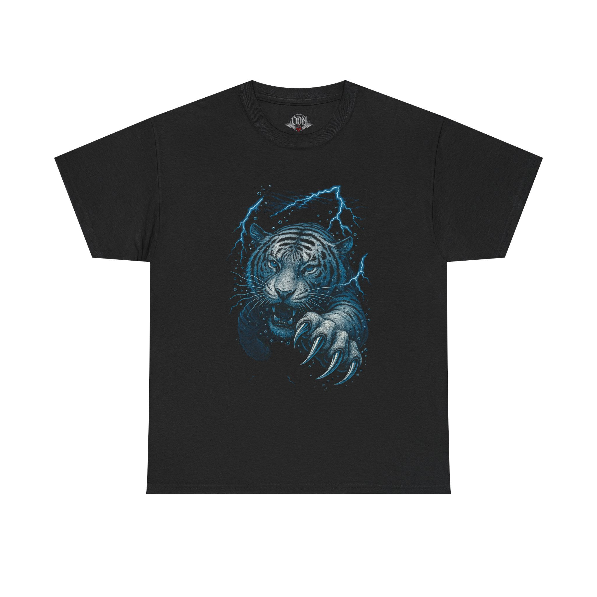 White tiger underwater tee