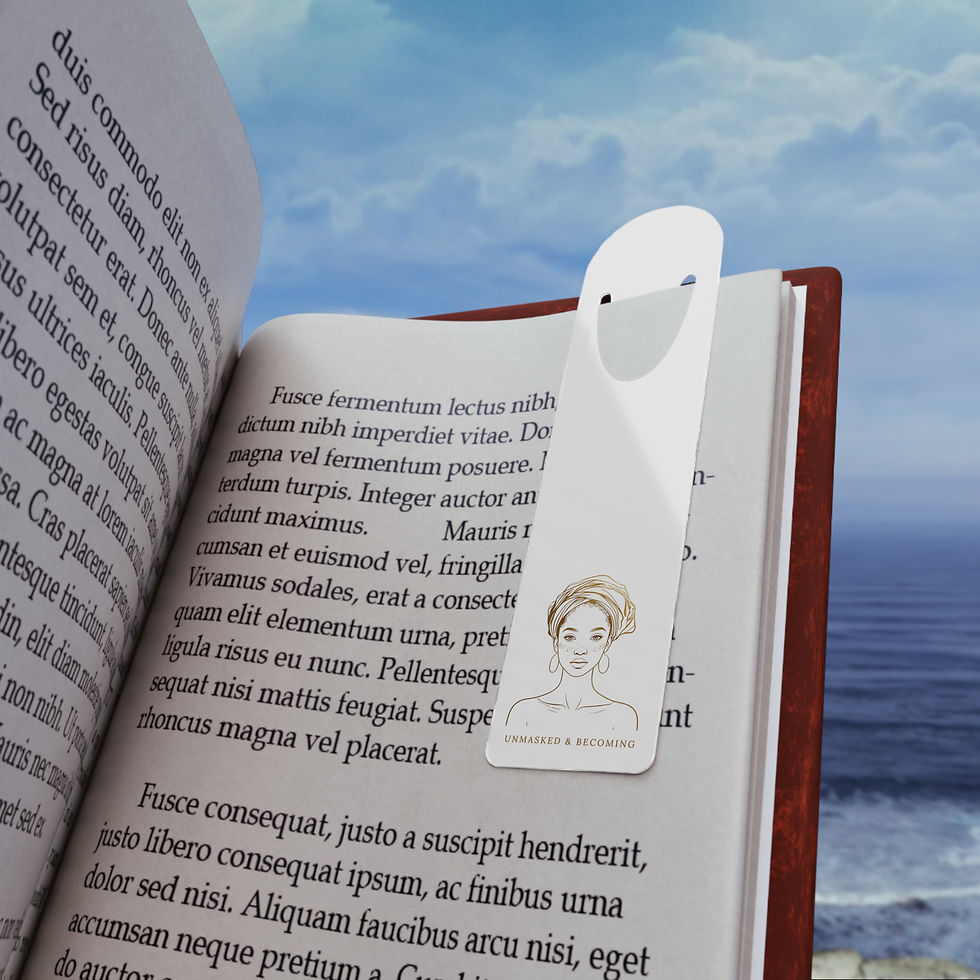 Thumbnail: Unmasked & Becoming | Proudly Unmasked Bookmark (Unmasked) 