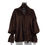 Thumbnail: 2025 New Trendy Fashion Clothing Brown Flared Long Sleeve Satin Elegant Femme Of