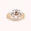 Miniatura: 14K Solid Gold Crown Heart 15 Quinceñera Ring