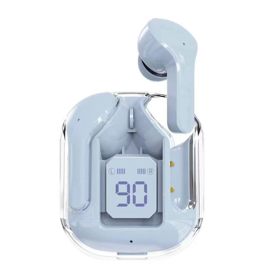 Thumbnail: Original T2 Wireless Bluetooth Earphone Transparent HIFI Headphones LED Power Di