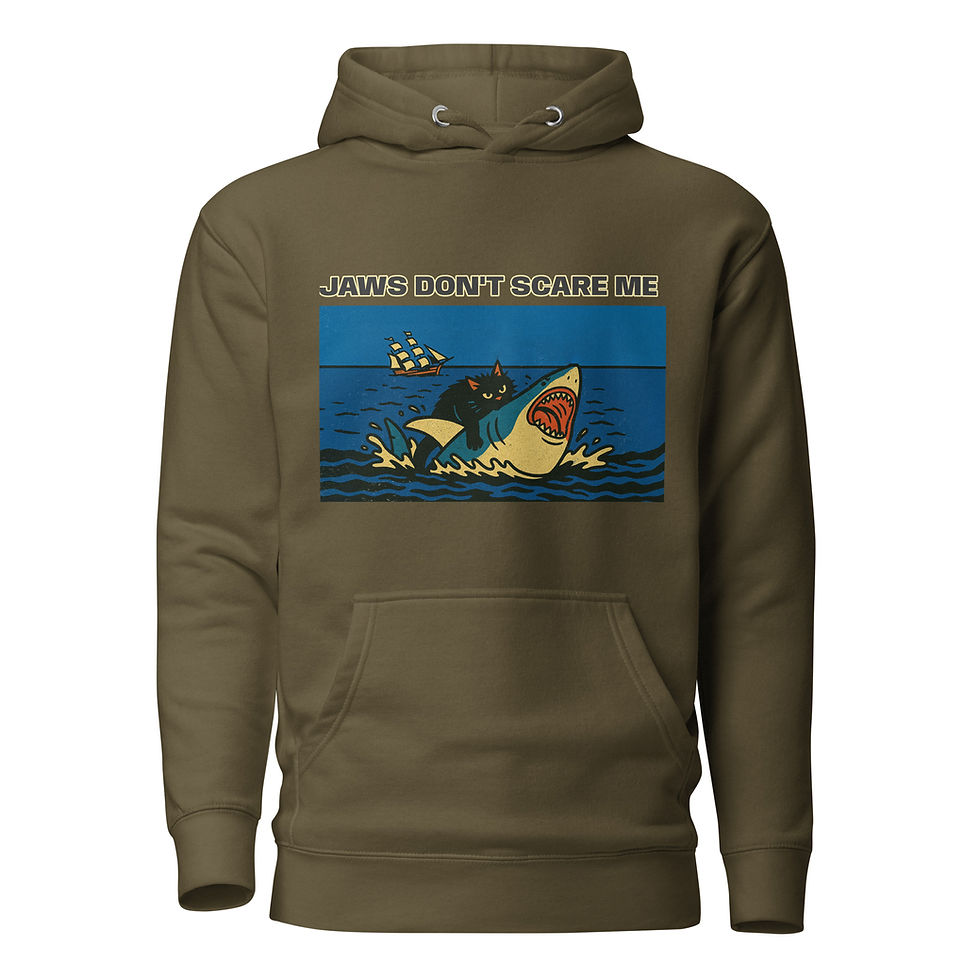 Thumbnail: Jaws Don't Scare Me Unisex Hoodie