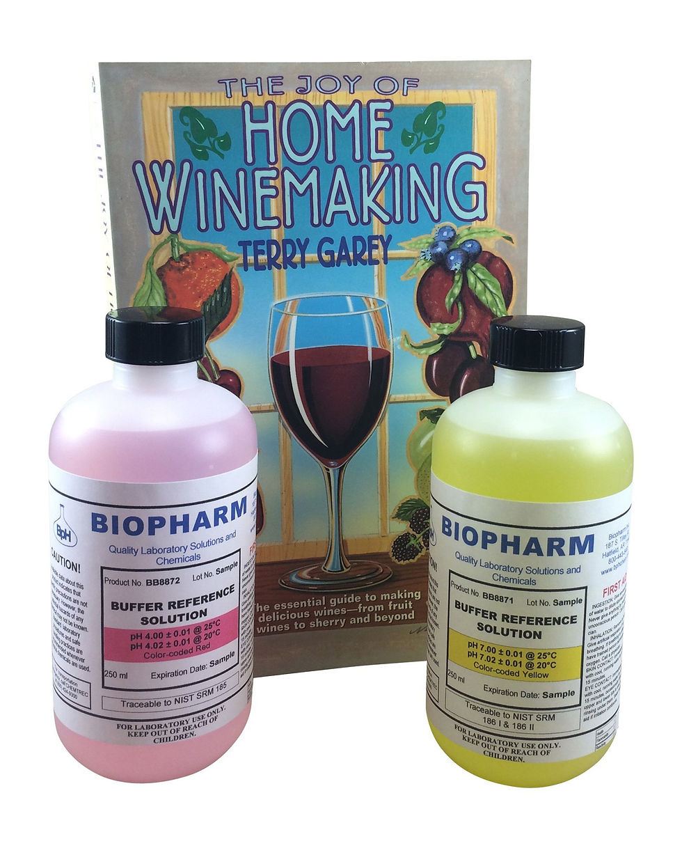 Thumbnail: pH Buffer Calibration Solution Kit 2-Pack — one pH 4.00 (red) and one pH 7.00...