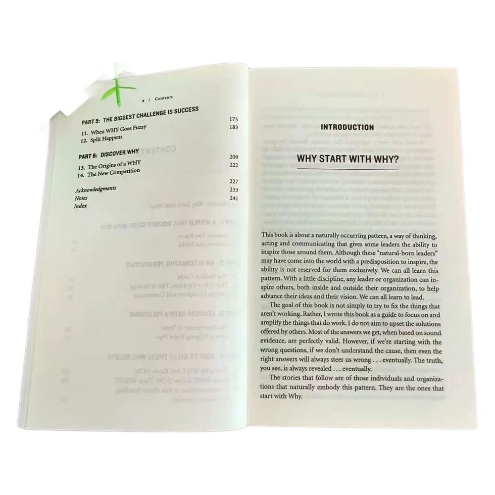 Thumbnail: Find Your Why & Start with Why – Simon Sinek Paperback on Leadership & Business