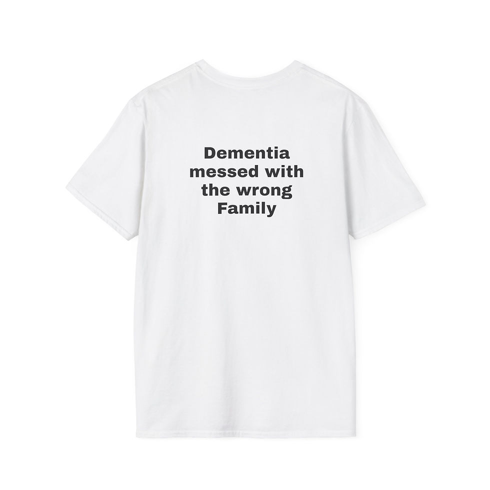 Thumbnail: Dementia messed with the wrong Family - Unisex Softstyle T-Shirt
