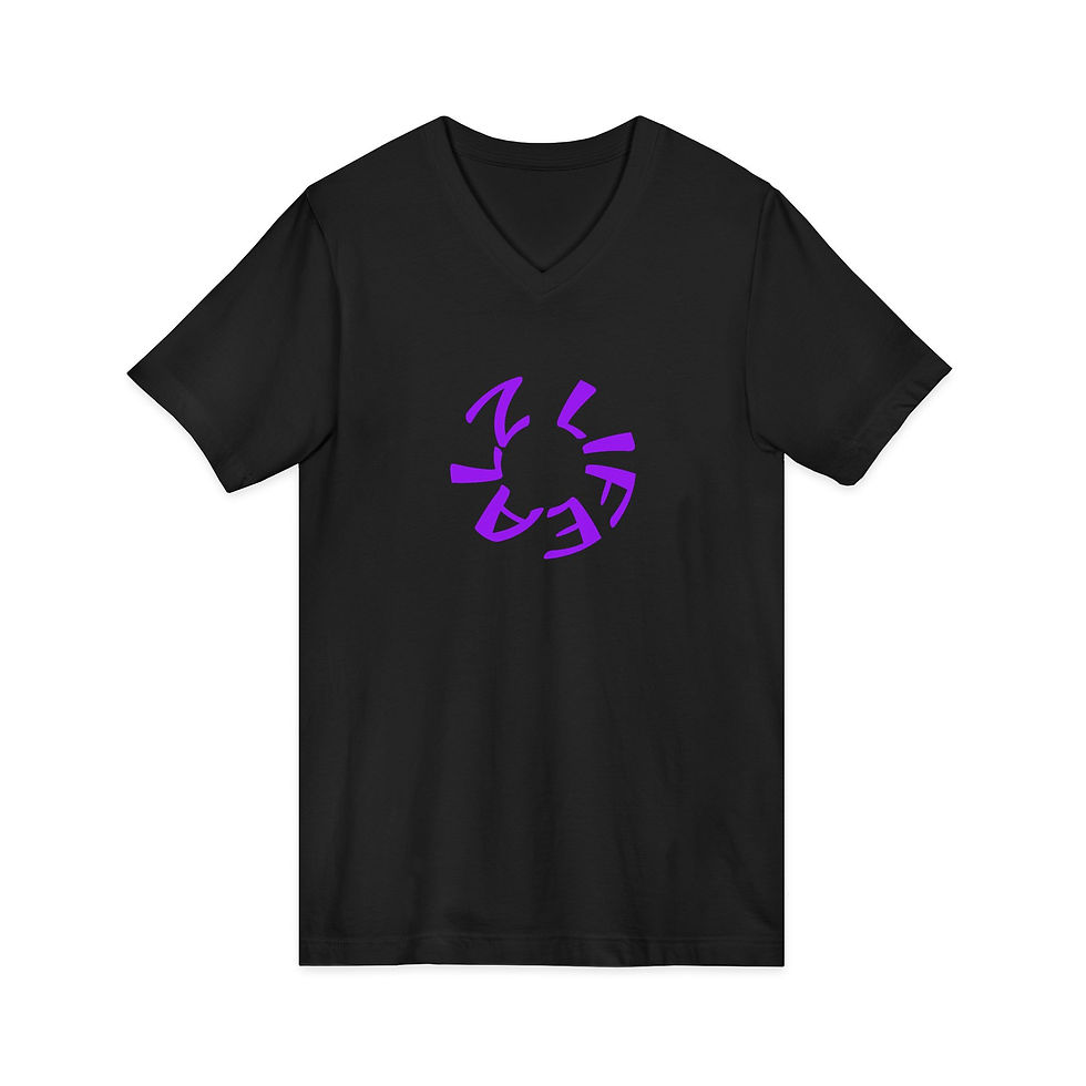 Thumbnail: ALZ IN THIS TOGETHER - Unisex V-Neck Shirt The Struggle is Surreal