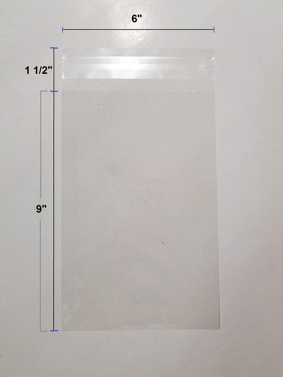 Thumbnail: UNIQUEPACKING 100 Pcs 6x9 Clear Resealable Cello Cellophane 6" x 9" Bags Good...