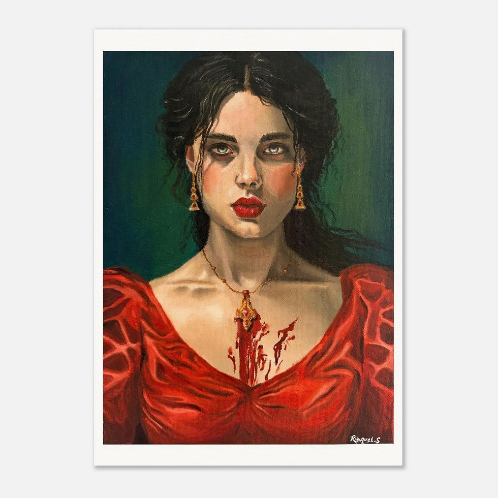 Thumbnail: Rapture, 2025 - 21x29.7cm/8x12inch