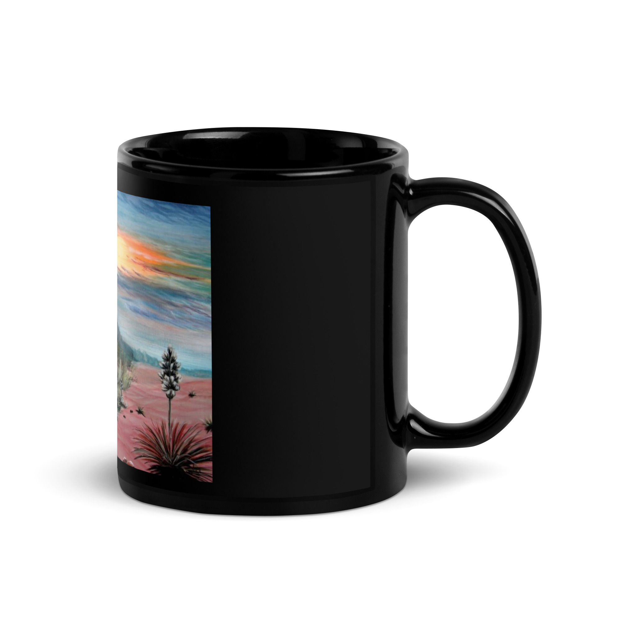 Black Glossy Mug