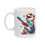 Thumbnail: "Cute Bearded Dragon playing the electric guitar" Coffee mug