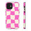 Miniaturbild: Wavy Checkerboard Case – Minimalistische Handyhülle mit welligem Schachbrett