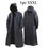 Thumbnail: Men's Solid Color Hooded Long Sleeve Full Body Cover Rain Coats, Waterproof Casu