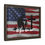 Thumbnail: Taps SoundWave Art, Military Tribute, Veteran Remembrance, Framed Canvas