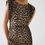 Thumbnail: Sleeveless Leopard Print Spandex Dress