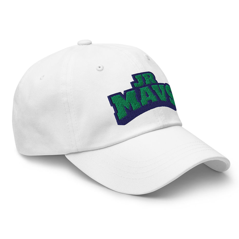 Thumbnail: JR MAVS OG LOGO - WHITE BASEBALL HAT