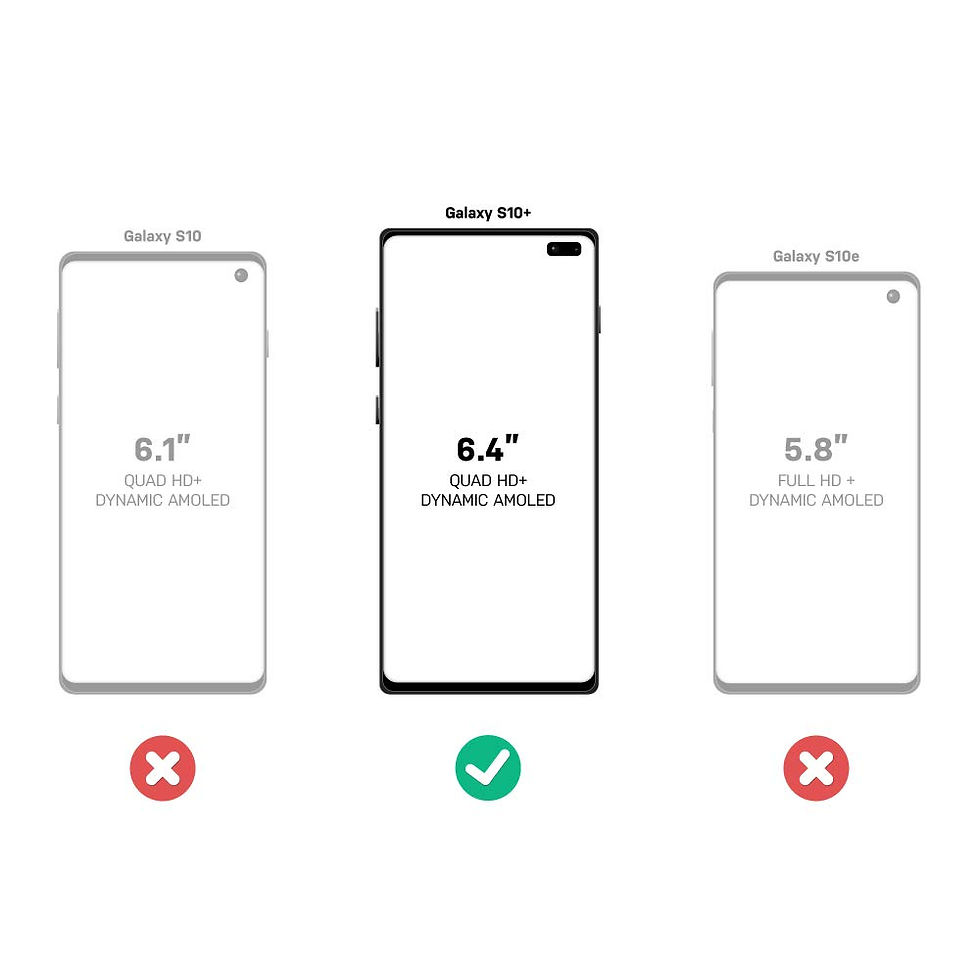 Thumbnail: OtterBox Defender Series SCREENLESS Case Case for Galaxy S10+ - Big SUR (Pale...