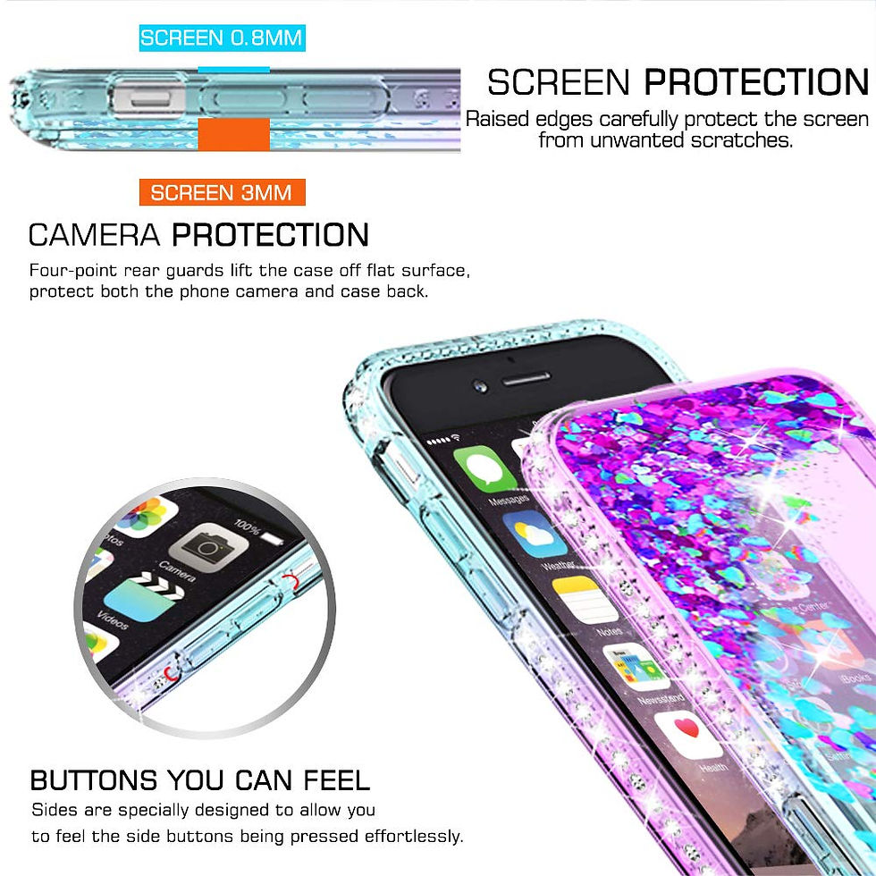 Thumbnail: LeYi for iPhone X Case, iPhone Xs Case with 2 Pack Tempered Glass Screen Prot...