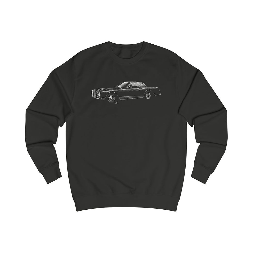 Pull Facel Vega II, unisexe, noir