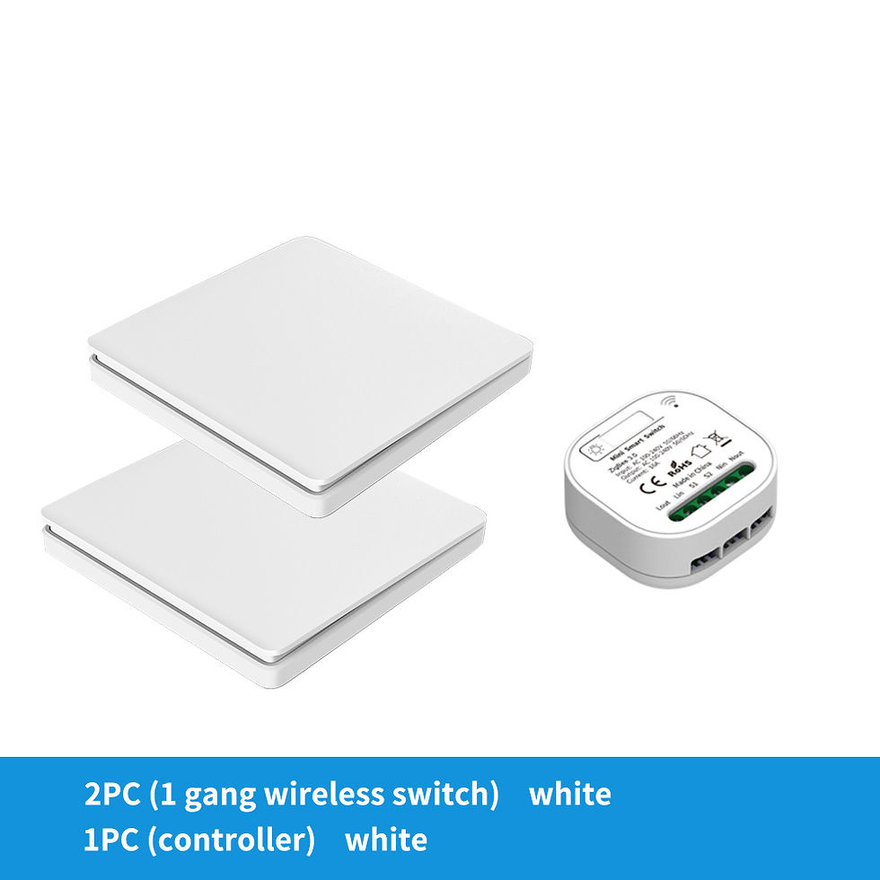 Thumbnail: Tuya Zigbee3.0 Smart Remote Control Wireless Switch Household No Battery  Waterp