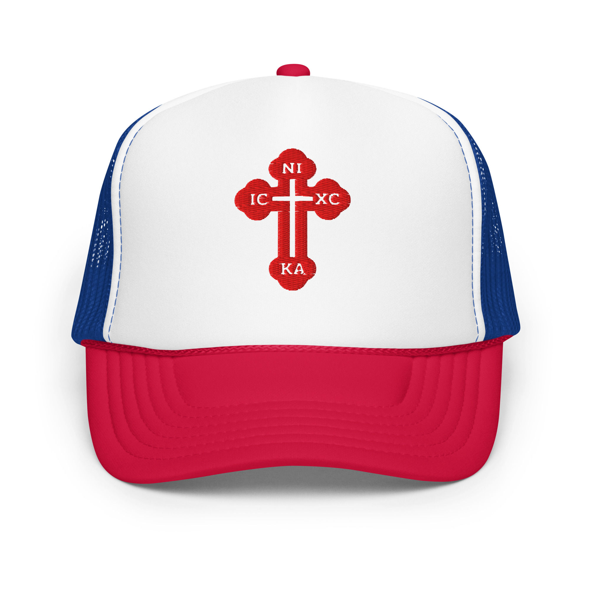 Byzantine Cross - Foam trucker hat
