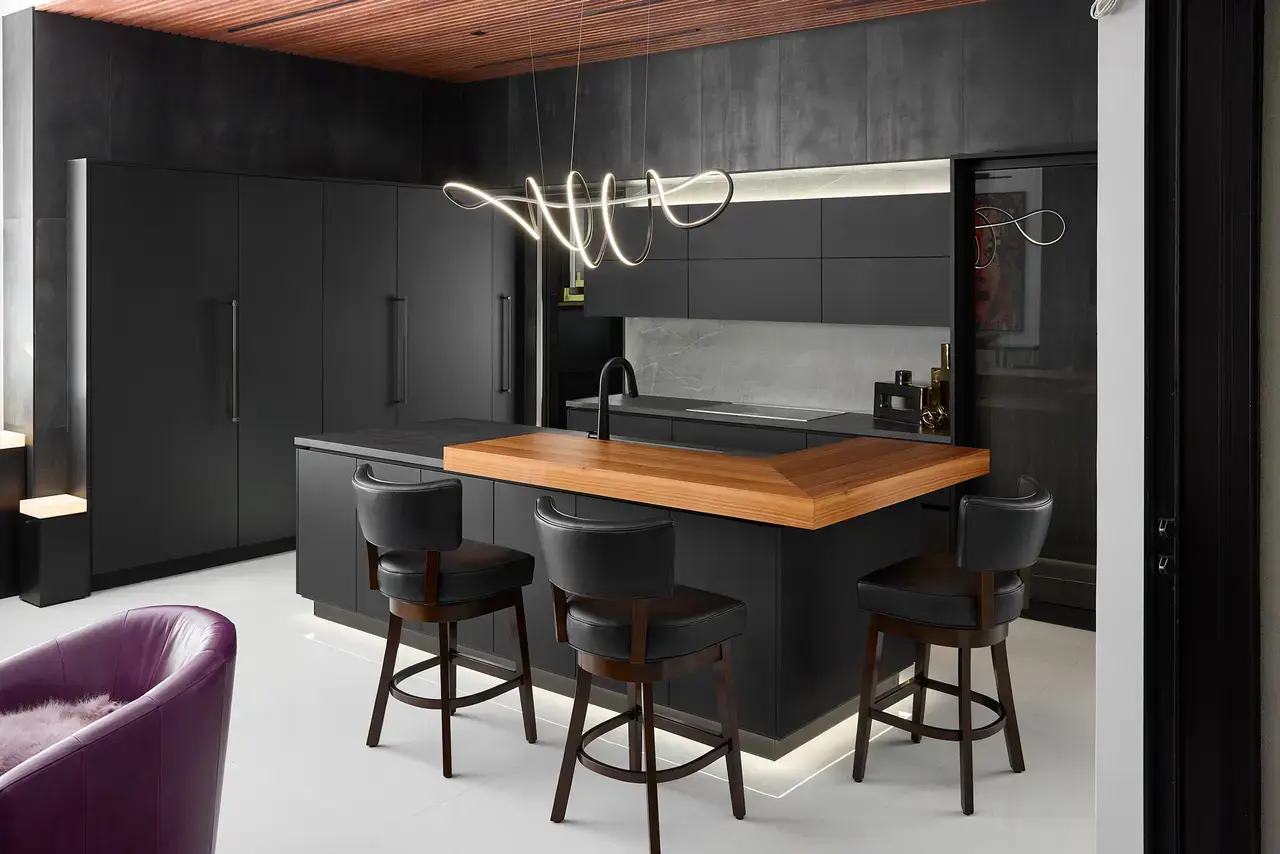 Interior design photography of kitchen in Dallas