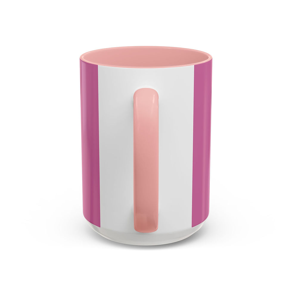 Thumbnail: Juicy Pink Accent Coffee Mug 