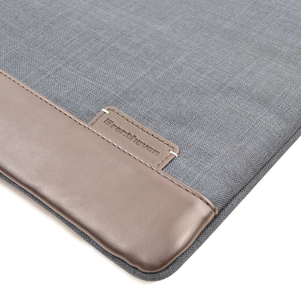 Thumbnail: Brenthaven Collins Padded 15 Inch Laptop Sleeve, Fancy Case for MacBook Pro 1...