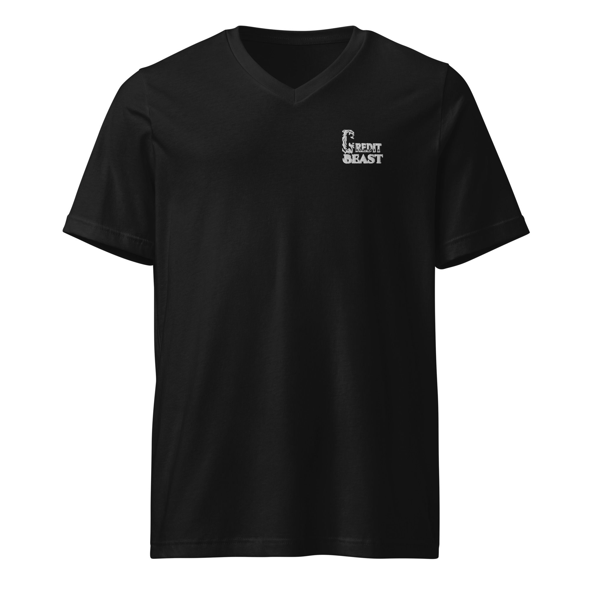 Unisex Short Sleeve V-Neck T-Shirt