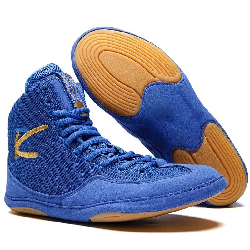 Thumbnail: Custom High Quality Boxing Wrestling Shoes Training Professional Breathable