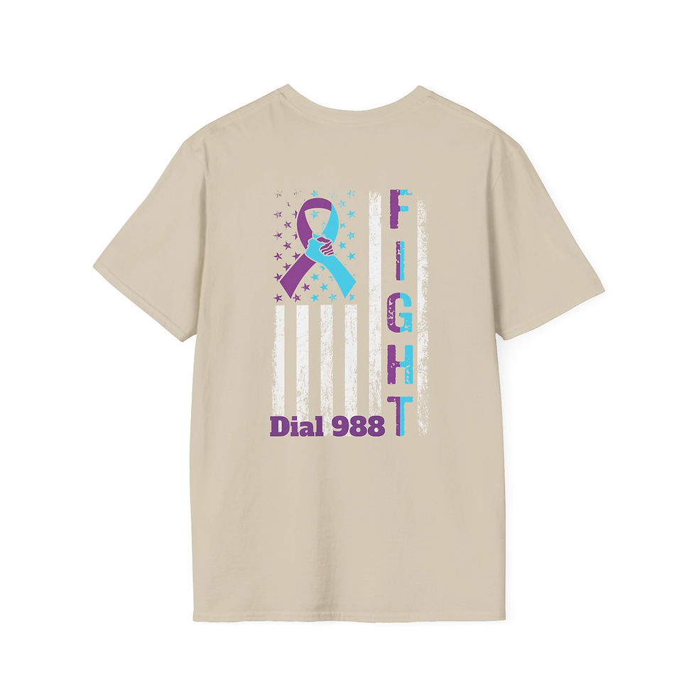 Thumbnail: Mental Health Support, Fight Mental Health Stigma, Unisex Tee