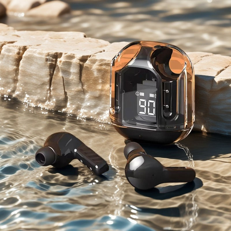 New Wireless Mini Earbuds LED Power Digital Display TWS Wireless Headset Stereo 