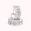Miniatura: 14K Solid White Gold Cascade Huggie Earrings - GE0441