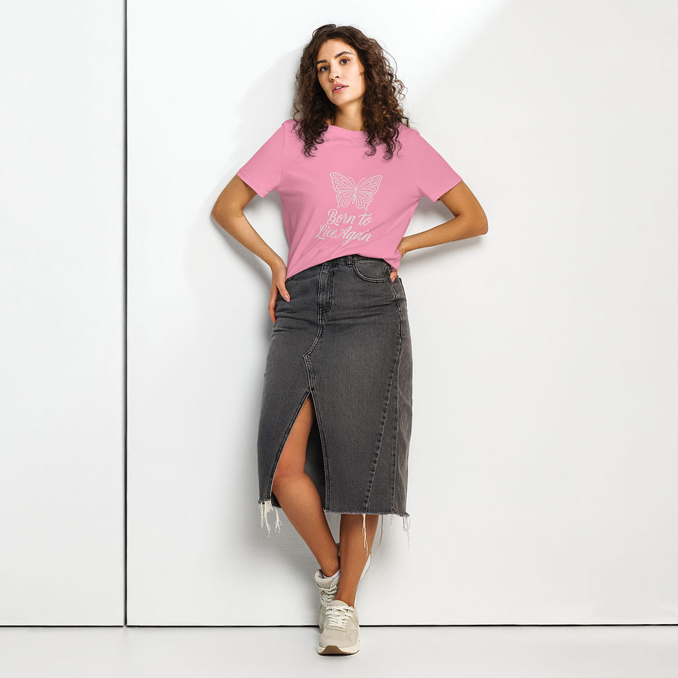 Thumbnail: Women’s organic ribbed neck t-shirt