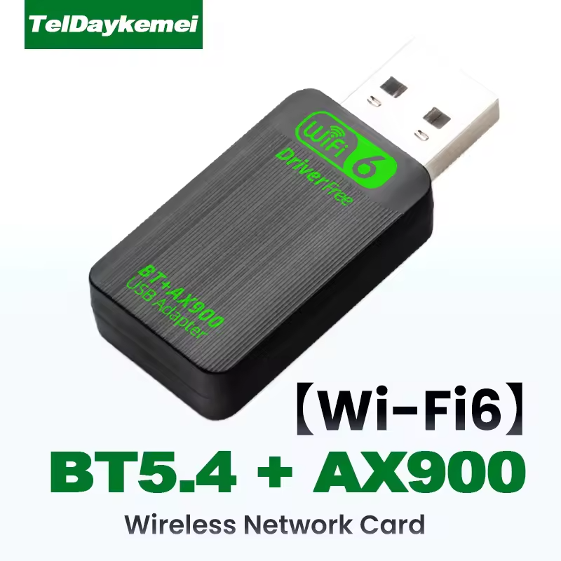 Thumbnail: USB WiFi6 WiFi  Dongle Wireless network Adapter 900Mbps Dual Band 2.4G/5G AX900