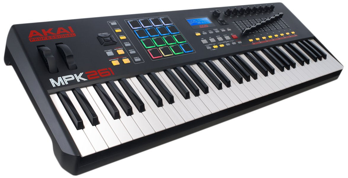 AKAI Professional MPK261 - USB MIDI Keyboard Controller with 61 Semi Weighted...