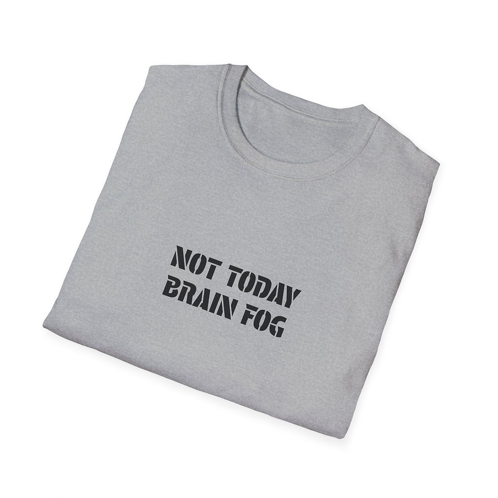 Thumbnail: NOT TODAY BRAIN FOG - Unisex Softstyle T-Shirt - Awareness & Support Tee