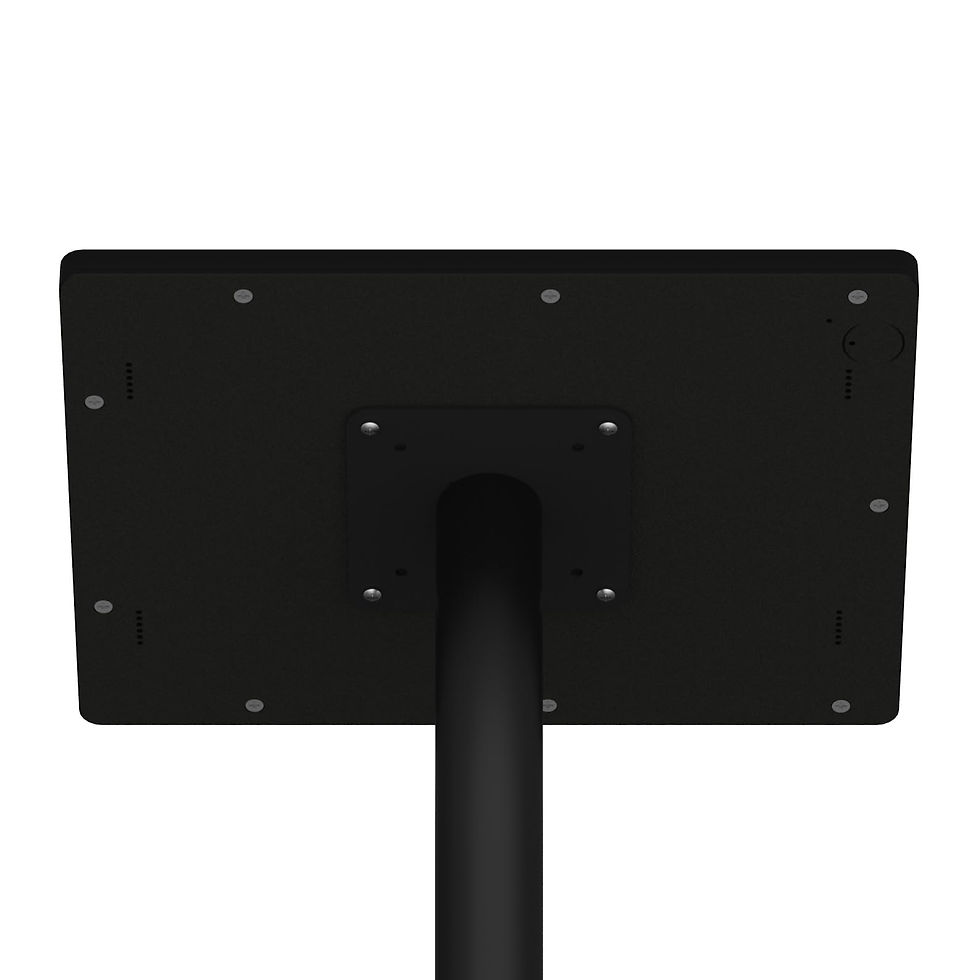 Thumbnail: VidaMount Black Home Button Covered Enclosure and Floor Stand [Bundle] Compat...