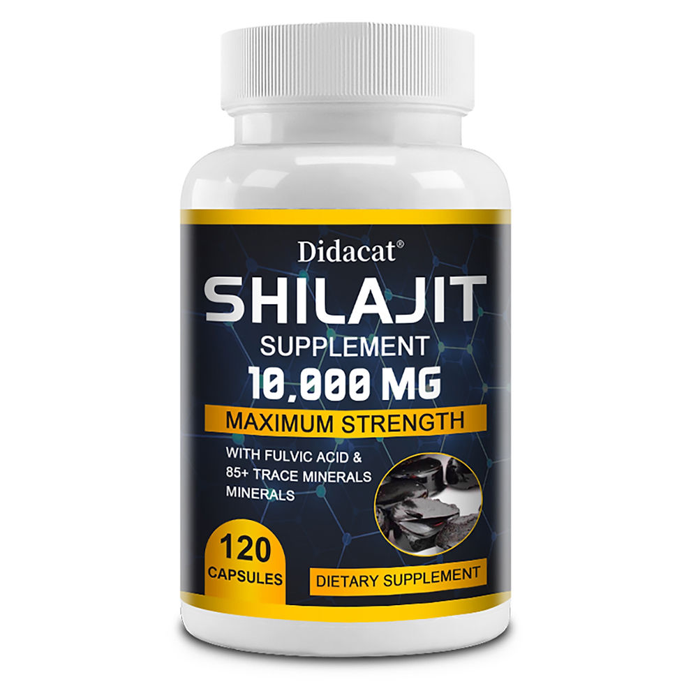 Pure Shilajit Supplement - Maximum Strength with Natural Fulvic Acid & 85+ Trace