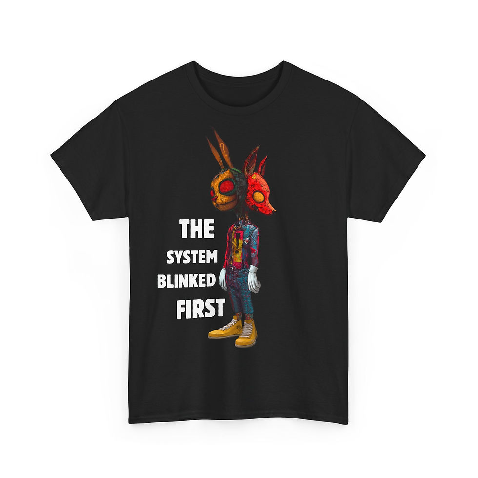 Thumbnail: Weaponised Fabric: System Blinked First Graphic Tee
