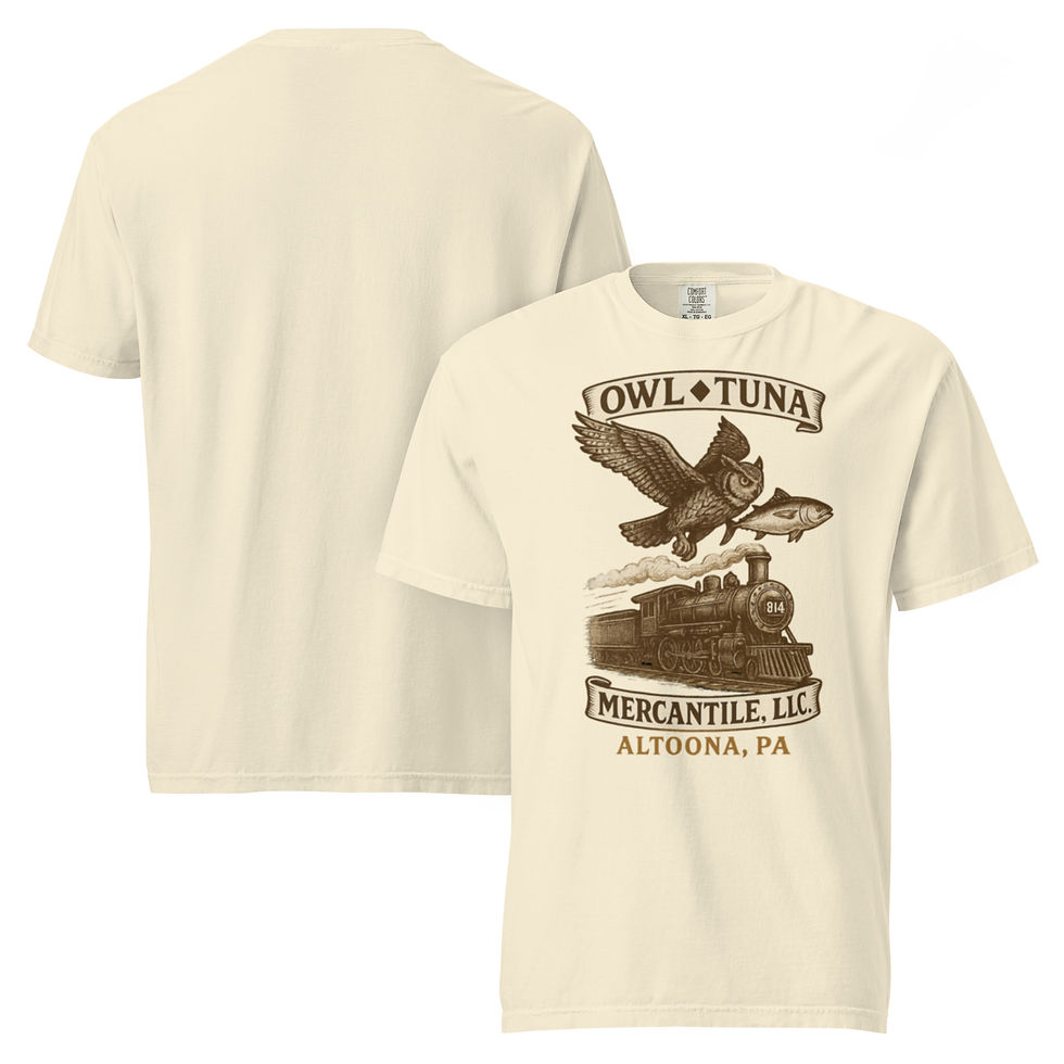 Owl Tuna Mercantile – Heritage Collection Tee